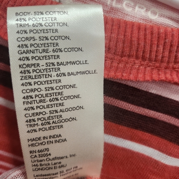 Pilcro Anthropologie Boxy Heritage Striped Long Sleeve Top Size S Oversized - Picture 5 of 6